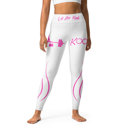 Kookie Time Yoga Pants .: White :.