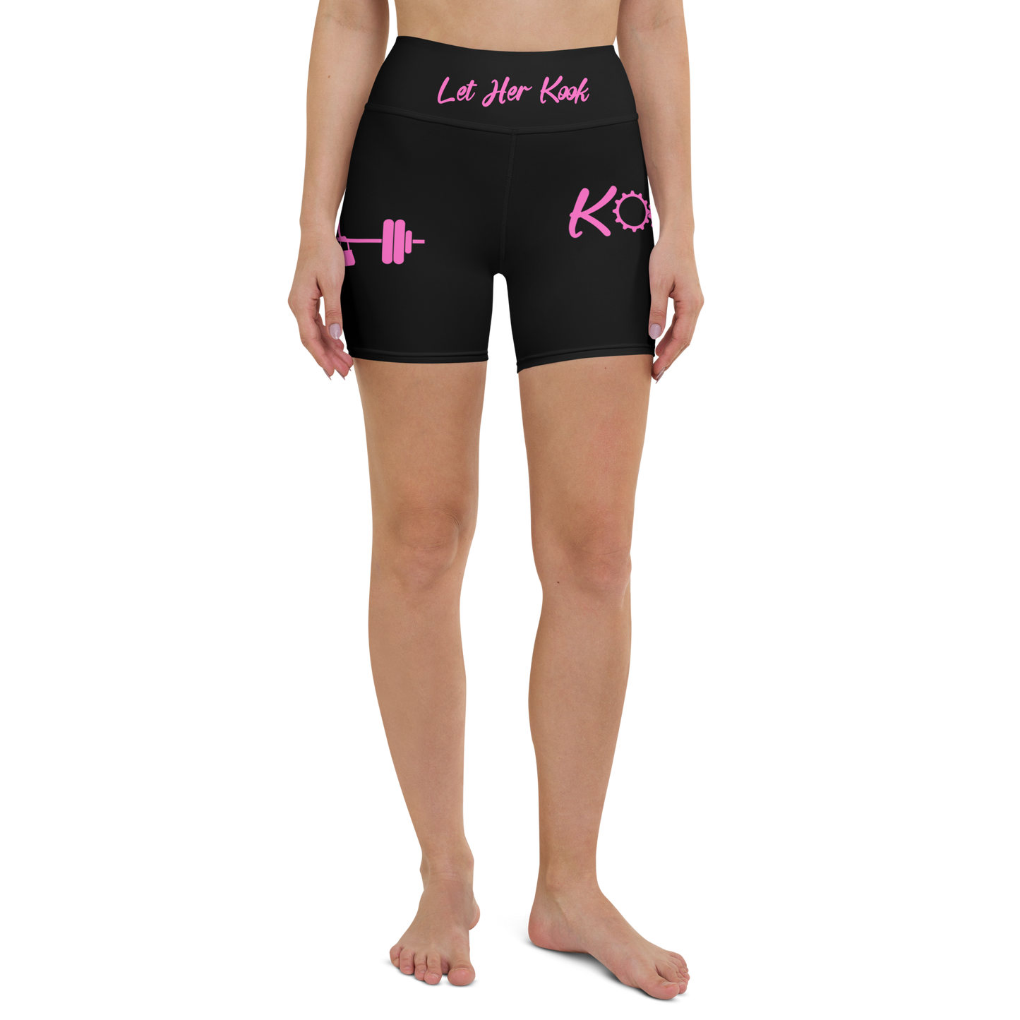 Kookie Time Yoga Shorts .: Black :.