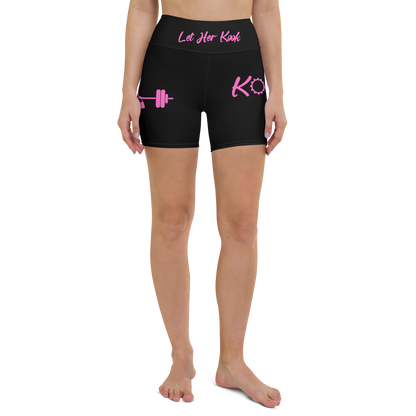 Kookie Time Yoga Shorts .: Black :.