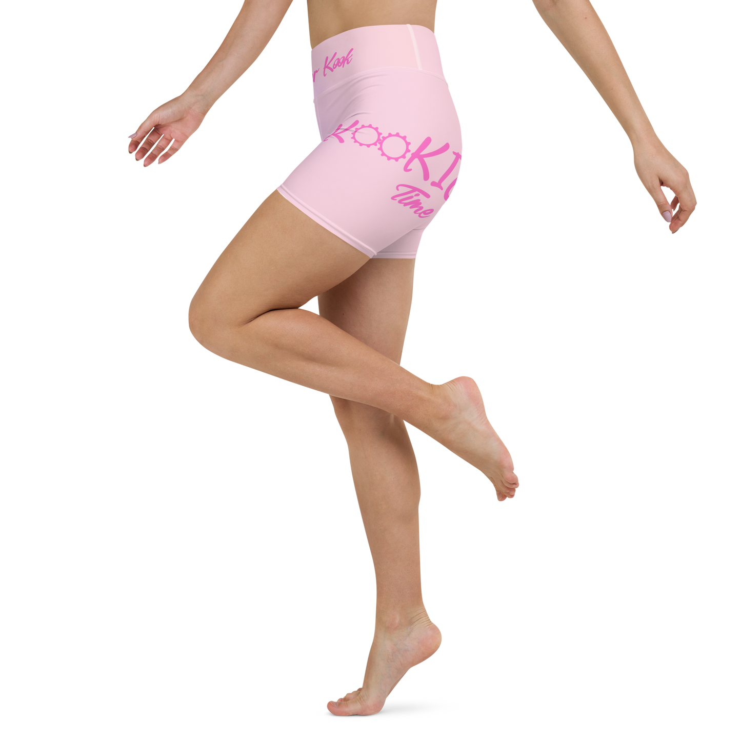 Kookie Time Yoga Shorts .: Pink Sky :.