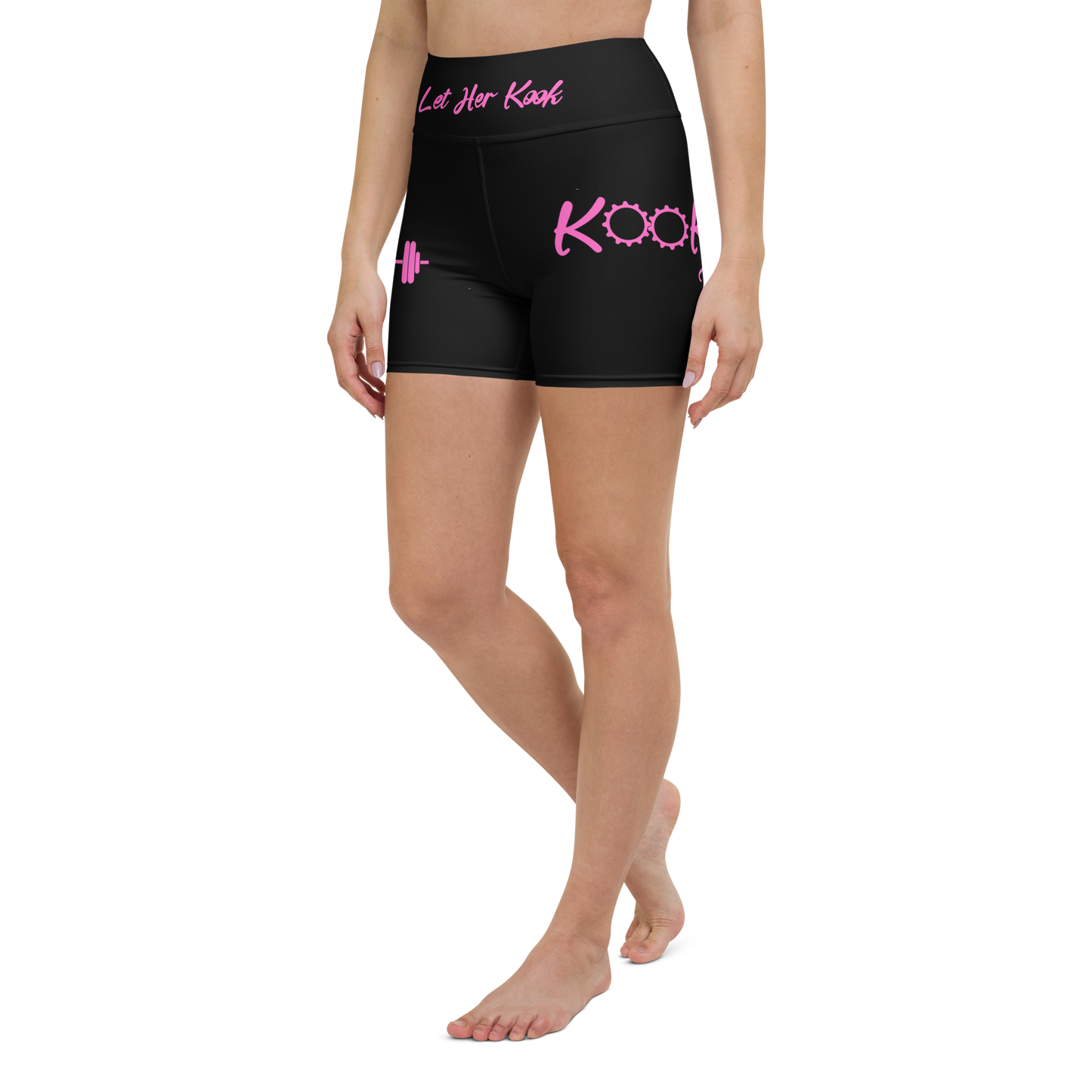 Kookie Time Yoga Shorts .: Black :.