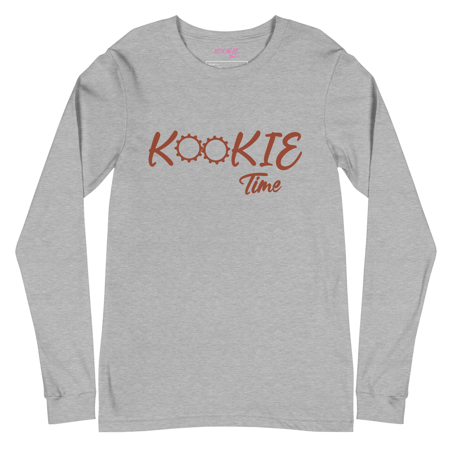 Kookie Time Long Sleeve Tee .: Grey :.