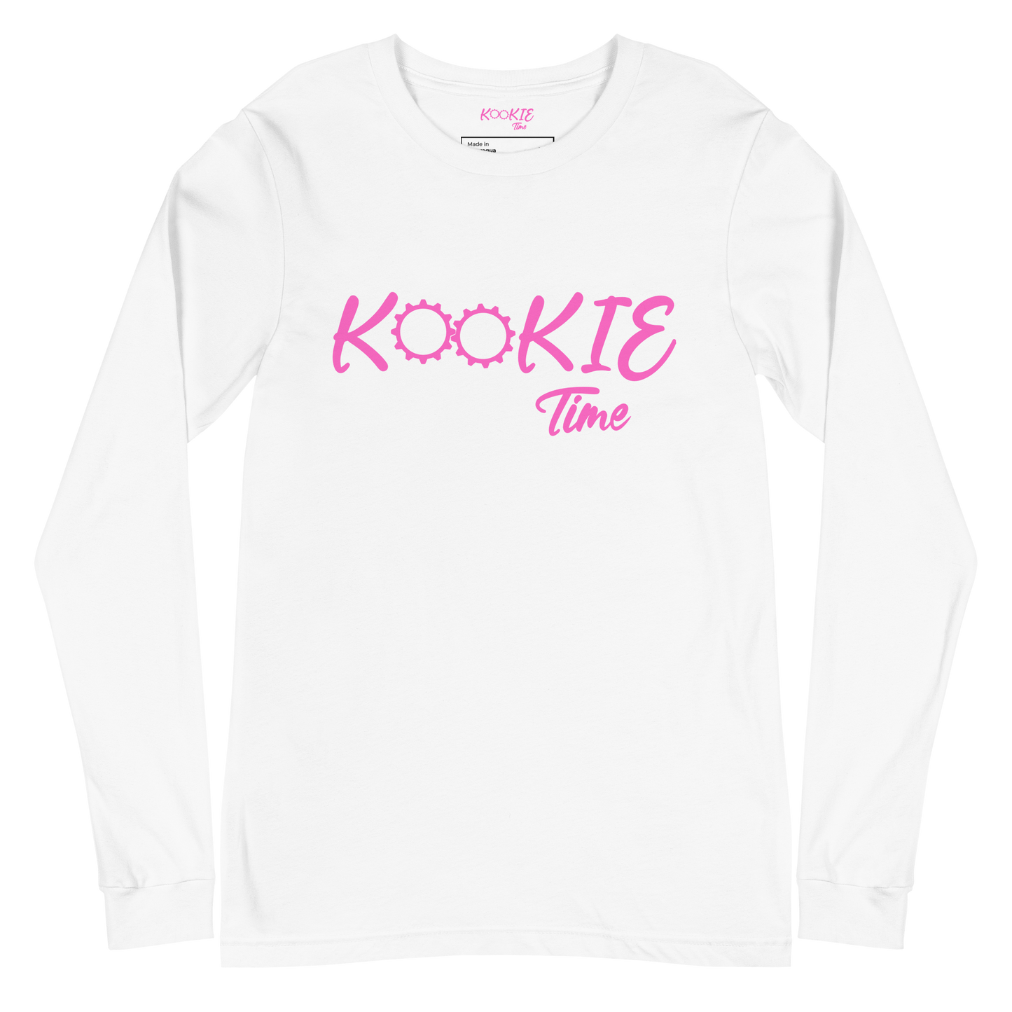 Kookie Time Long Sleeve Tee .: White :.