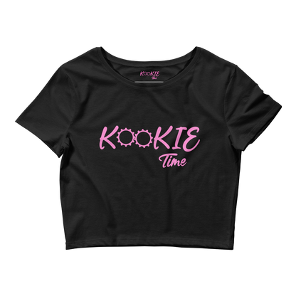 Kookie Time Crop Top .: Black :.