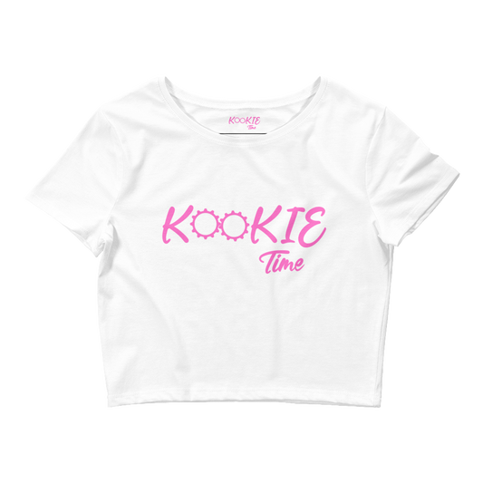 Kookie Time Crop Top .: White :.